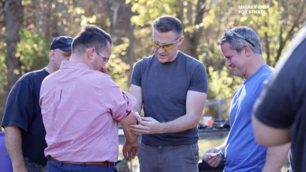 Kunce reporter shrapnel